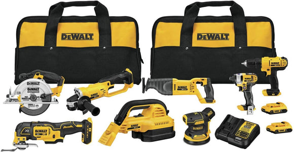 DEWALT 20V MAX Cordless Drill Combo Kit , 8-Tool (DCK883D2)