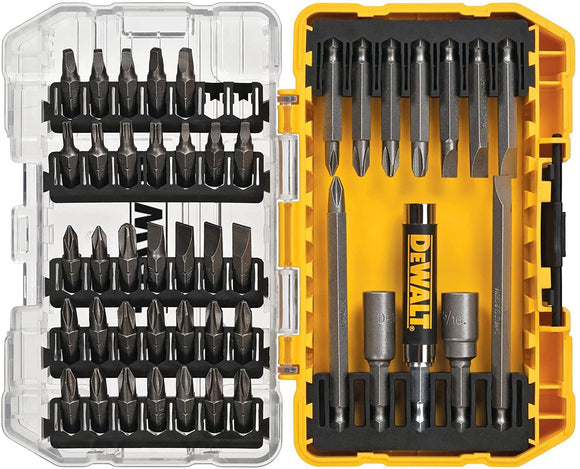 DEWALT Screwdriver Bit Set with Tough Case, 45-Piece (DW2166)