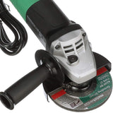 Metabo HPT Angle Grinder | 4-1/2-Inch | Includes 5 Grinding Wheels & Hard Case | 6.2-Amp Motor | Compact & Lightweight | G12SR4