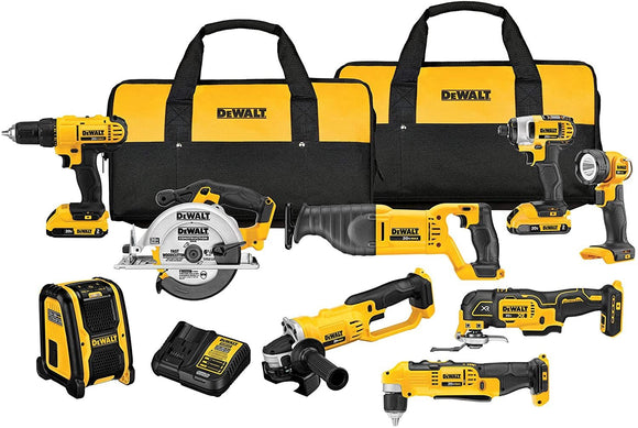 DEWALT 20V MAX Cordless Drill Combo Kit, 9-Tool (DCK940D2)