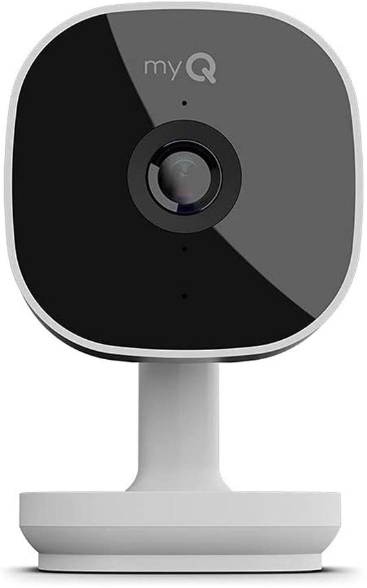 Myq Smart Garage HD Camera - Wifi Enabled - Myq Smartphone Controlled - Two Way Audio - Model SGC1WCH, White