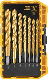 DEWALT Titanium Drill Bit Set, Pilot Point, 21-Piece (DW1361)