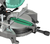 Metabo HPT 10-Inch Compound Miter Saw, Single Bevel, 15-Amp Motor, 0-52° Miter Angle Range, 0-45° Bevel Range, Large Table, 10" 24T TCT Miter Saw Blade (C10FCGS)