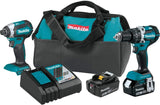 Makita XT269M 18V LXT Lithium-Ion Brushless Cordless 2-Pc. Combo Kit (4.0Ah), Blue