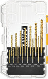 DEWALT Titanium Drill Bit Set, Pilot Point, 21-Piece (DW1361)