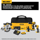 DEWALT 20V MAX Combo Kit, Compact 4-Tool (DCK423D2)