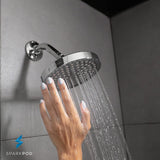 Sparkpod Shower Head - High Pressure Rain - Luxury Modern Chrome Look - No Hassle Tool-Less 1-Min Installation - the Perfect Adjustable Replacement for Your Bathroom Shower Heads