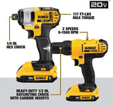 DEWALT 20V Max Cordless Drill Combo Kit, 10-Tool (DCK1020D2)