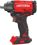 CRAFTSMAN V20 Impact Wrench, Cordless, Brushless, 1/2-Inch, Tool-Only (CMCF920B)