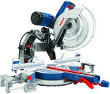 BOSCH Power Tools GCM12SD - 15 Amp 12 Inch Corded Dual-Bevel Sliding Glide Miter Saw with 60 Tooth Saw Blade , Blue