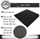 DCT Heavy-Duty Safety Pad Mat, 24In X 48In – Large Non-Slip Liner for Router, Sander, Bathroom Cabinet, Desk Drawer