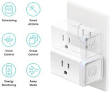 Kasa Smart Plug Mini with Energy Monitoring, Smart Home Wi-Fi Outlet Works with Alexa, Google Home & IFTTT, Wi-Fi Simple Setup, No Hub Required (KP115), White – a Certified for Humans Device