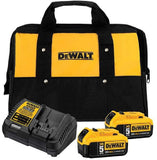 DEWALT 20V MAX Battery Starter Kit with 2 Batteries, 5.0Ah (DCB205-2CK) with DEWALT 20V MAX Circular Saw, 6-1/2-Inch, Cordless, Tool Only (DCS565B)