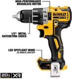 DEWALT 20V Max XR Cordless Drill Combo Kit, Brushless, 2-Tool (DCK283D2)