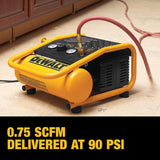 DEWALT Air Compressor, 135-PSI Max, 1 Gallon (D55140) , Yellow