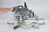 Genesis GMS1015LC 15-Amp 10-Inch Compound Miter Saw with Laser Guide and 9 Positive Miter Stops