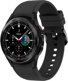 Samsung Electronics Galaxy Watch 4 Classic 42Mm Smartwatch with ECG Monitor Tracker for Health Fitness Running Sleep Cycles GPS Fall Detection Bluetooth US Version, Black