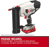 PORTER-CABLE 20V MAX Cordless Brad Nailer Kit with 1 Battery, 18GA (PCC790LA)