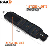 RAK Magnetic Wristband - Men & Women'S Tool Bracelet with 10 Strong Magnets to Hold Screws, Nails and Drilling Bits - Gift Ideas for Dad, Husband, Handyman or Handy Woman﻿