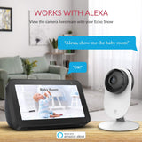 YI 1080P Smart Home Camera, Indoor IP Security Surveillance System with Night Vision, AI Human Detection, Activity Zone, Phone/Pc App, Cloud Service - Works with Alexa