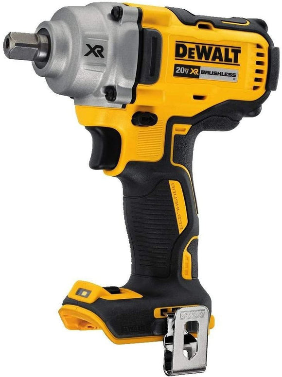 DEWALT 20V MAX XR Cordless Impact Wrench Kit with Detent Pin Anvil, 1/2-Inch, Tool Only (DCF894B)