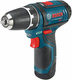 BOSCH Power Tools Drill Kit - PS31-2A - 12V, 3/8 Inch, Two Speed Driver, Cordless Drill Set - Includes Two Lithium Ion Batteries, 12V Charger, Screwdriver Bits & Soft Carrying Bag, Blue