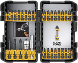 DEWALT 20V MAX Cordless Drill/Driver Kit with Screwdriver/Drill Bit Set, 100-Piece (DCD771C2 & DWA2FTS100)