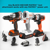 BLACK+DECKER Cordless Drill Combo Kit with Case, 6-Tool (BDCDMT1206KITC)