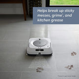 Irobot Braava Jet M6 (6110) Ultimate Robot Mop- Wi-Fi Connected, Precision Jet Spray, Smart Mapping, Works with Alexa, Ideal for Multiple Rooms, Recharges and Resumes