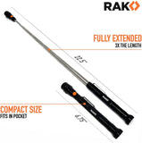 RAK Magnetic Pickup Tool - Telescoping Magnet Stick with 3 LED Lights and Extendable Neck up to 22 Inches - Gifts for Dad, Husband, Handy Men or Women