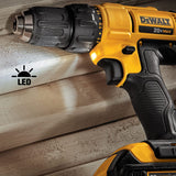 DEWALT 20V Max Cordless Drill Combo Kit, 2-Tool (Dck240C2),Yellow/Black Drill Driver/Impact Combo Kit