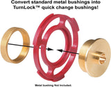 Milescraft 1201 Base Plate / Bushing Set for Routers