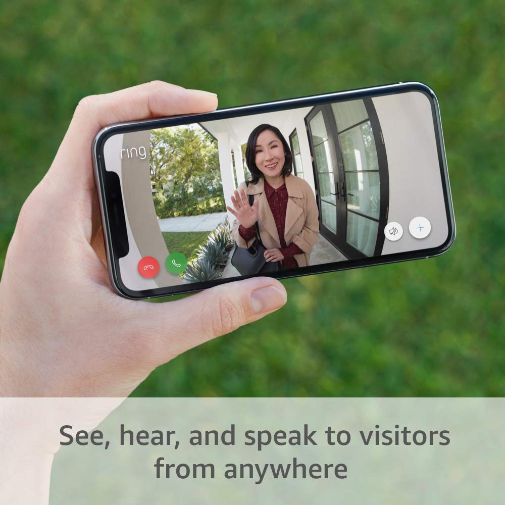 Secure Your Home with the Ring Video Doorbell - 1080p HD, Enhanced Motion Detection