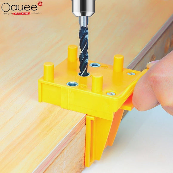 Woodworking Doweling Jig Job Tools Carpenter Hand Tools Handheld 6/8/10mm Drill Bit Hole Puncher For Cross Dowel Drill Jig