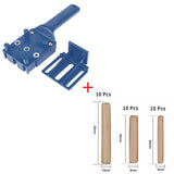 Woodworking Doweling Jig Job Tools Carpenter Hand Tools Handheld 6/8/10mm Drill Bit Hole Puncher For Cross Dowel Drill Jig